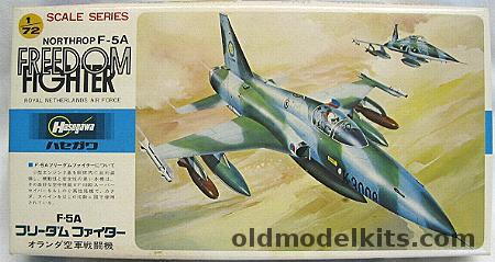 Hasegawa 1/72 Northrop F-5A Freedom Fighter Candian or Netherland Air Force Markings, AO16-250 plastic model kit